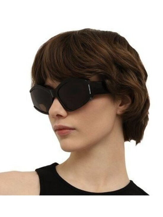 NEW BALENCIAGA SUNGLASSES BB0302S 002 WOMEN HAVANA/BROWN EYEWEAR main image 4